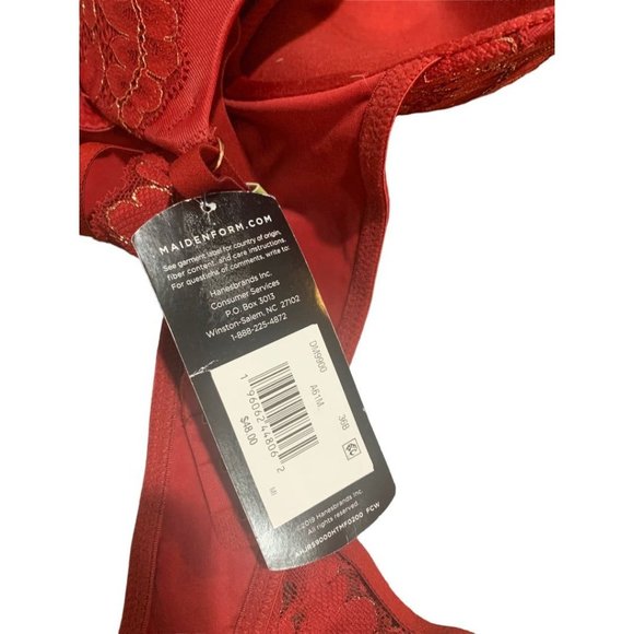 36B Maidenform Bra DM9900 Push-Up Plunging Neckline Bra Padded Underwire New - Picture 8 of 8